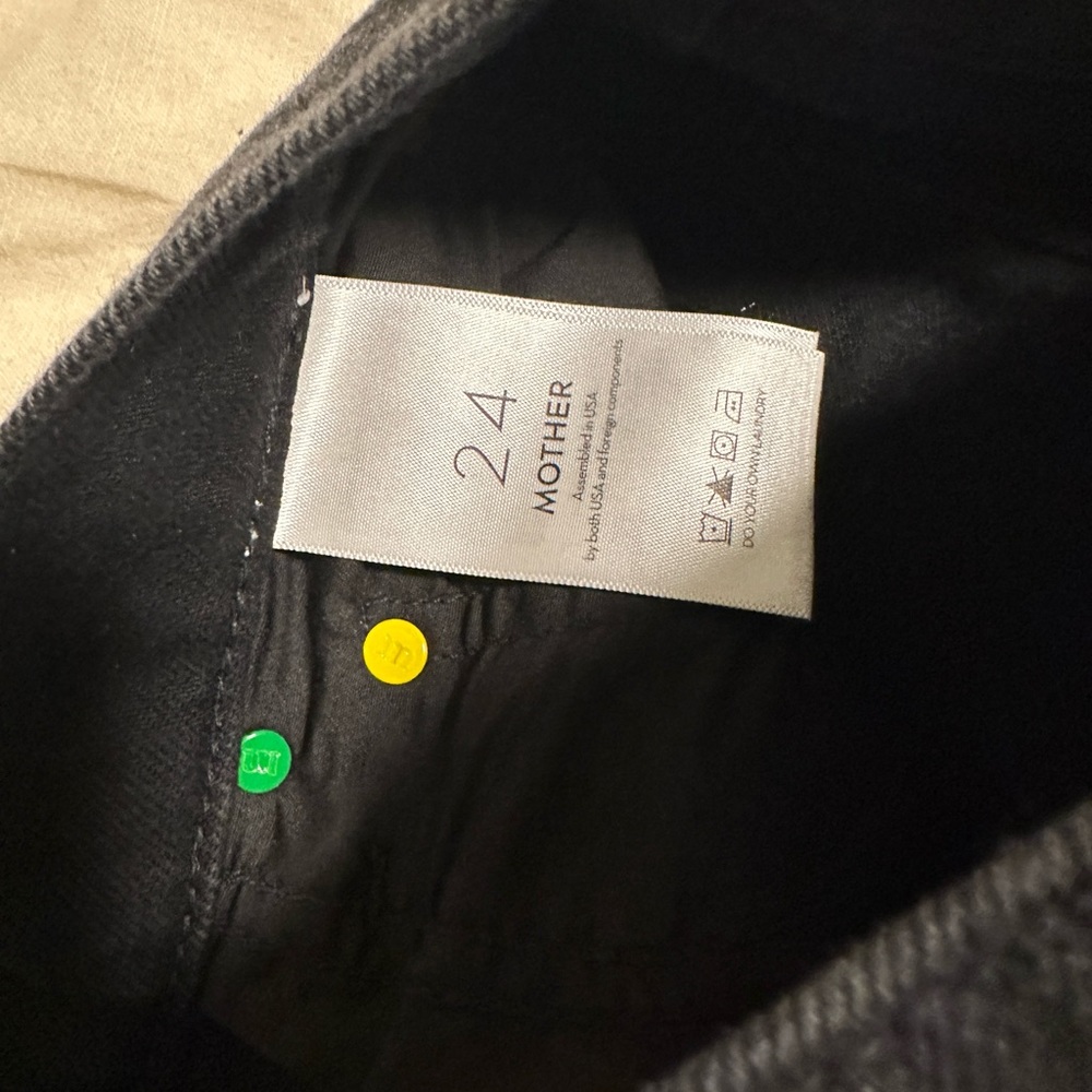 MOTHER Snacks Double Stack High Rise Jeans - Picture 6 of 8